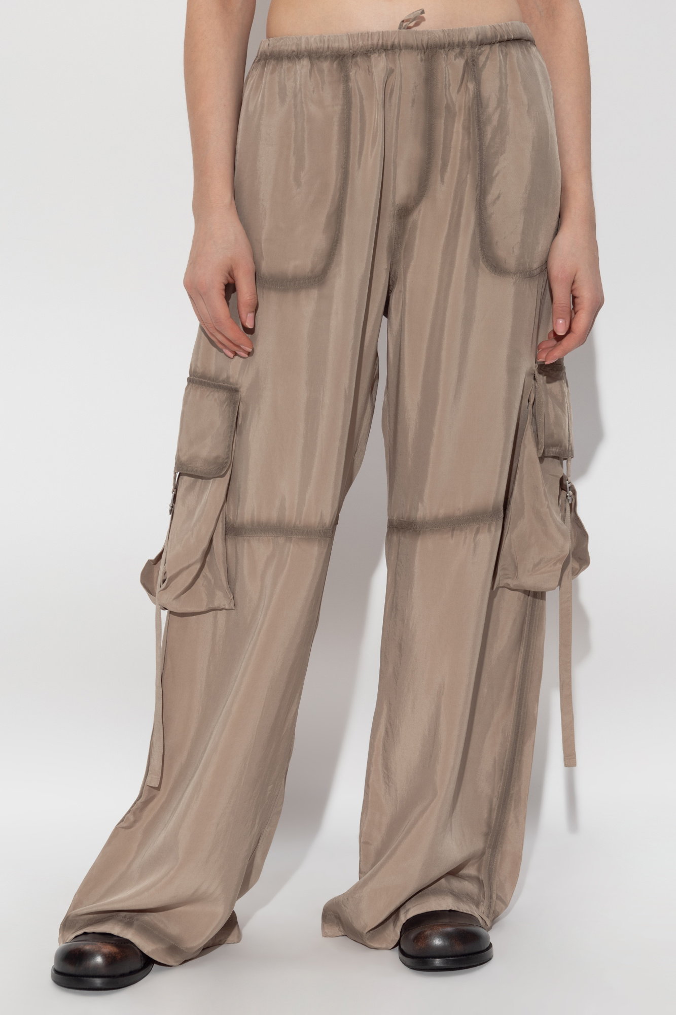 Grey Trousers with logo Acne Studios - Vitkac Italy